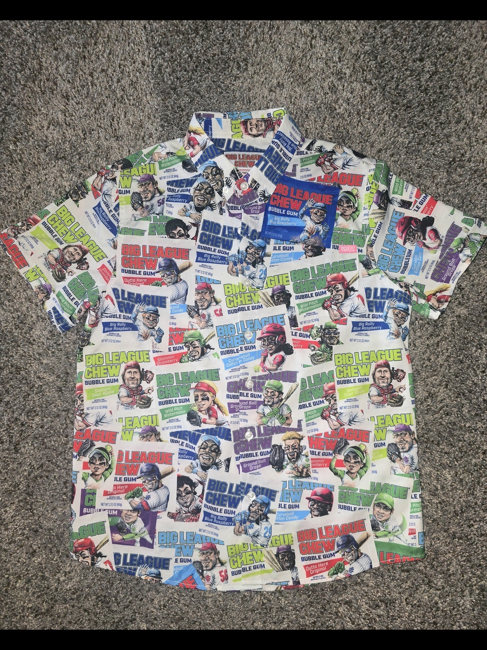 RSVLTS Big League Chew Graphic Button-Down Shirt
